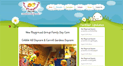 Desktop Screenshot of newplaygrounddaycare.com
